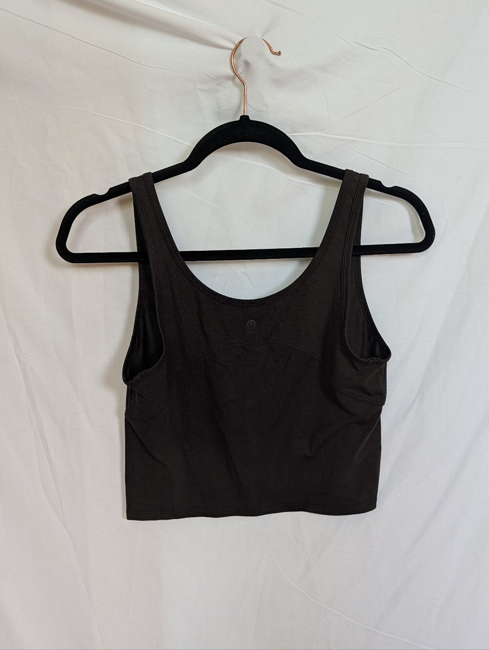 lululemon athletica Black Cropped Tank - Scoop Back
